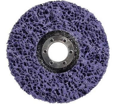 Диск зачистной, полимерный 125х22.20 мм, фиолетовый (F_39614) FIT