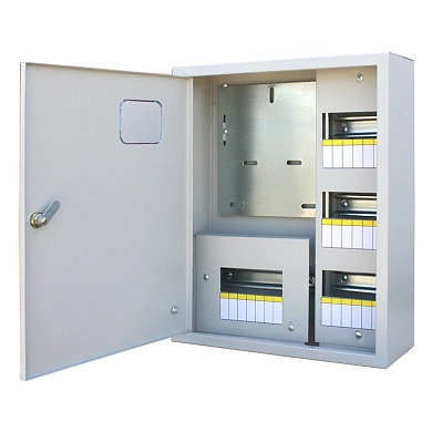 Щит учетно-распред. навесной с опломбировкой ЩРУ 3Н-25Р (500х400х155мм IP31) ЩРУ-3Н-25Р IP31 RUCELF