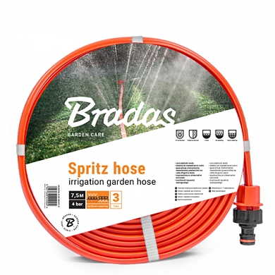 Шланг перфорированный 3-х канальный с фитингами SPRITZ HOSE 1/2"  15м (WSH15) BRADAS