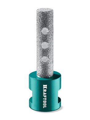 Фреза алмазная вакуумная VS DIAMOND d 10 мм М14, 50 мм, пальчиковая (29810-10) KRAFTOOL