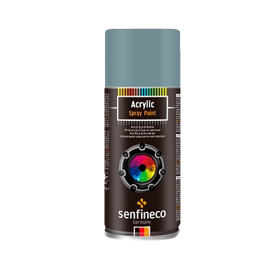 Краска аэрозольная акриловая серебристая 40 мл. (4036) SENFINECO