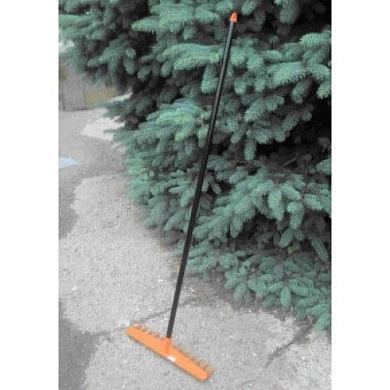 Грабли пластмассовые 425мм с алюминиевым черенком Protex (4607148790655) PROTEX