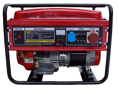 Генератор бензиновый ORBIS OB 5500-3