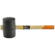 Киянка резиновая, 1130 г, черная резина, деревянная рукоятка (11161) SPARTA