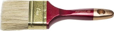 Кисть плоская 75мм, натур. светл. щетина, дер. ручка "UNIVERSAL-PROFI" (0104-075) STAYER