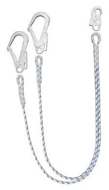 Строп В дв.вит. (полиамидный канат; с двумя карабинами: КР-03, КР-04) (ПОТЕНЦИАЛ)
