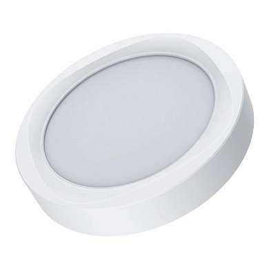 Панель светодиодная накладная 12Вт (230В 4000K 960лм IP20 круг) 35668 ETP