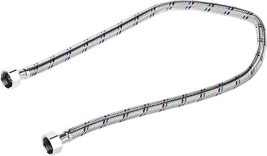 Подводка гибкая для воды, оплетка из нержавеющей стали, г/г 1/2" - 0,6м (51005-G/G-060) ЗУБР