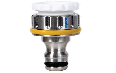 Коннектор HoZelock 2041 для крана вне помещений Pro (12,5 мм и 19 мм) (2041P0000) HoZelock