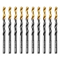 Сверло по металлу 5,5 мм, HSS-TiN, Golden Tip, 10 шт. (717214) DENZEL фото2
