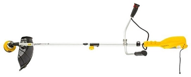 Триммер электрический TE-1400, 1400 Вт, 420 мм, катушка, диск, разборная штанга Denzel