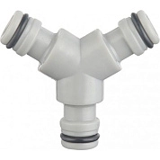 Адаптер поливочный трехсторонний для быстросъема на КАРТОНКЕ (HD-G6105) H-D