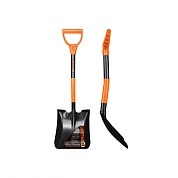 Лопата автомобильная металл. с пластиковой ручкой 280х230х740мм (1618) FINLAND