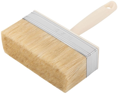 Кисть-макловица 50х150мм, натур. светлая щетина, пласт. корпус (F_01665) КУРС