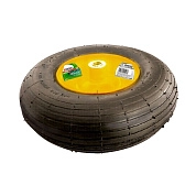 Колесо пневматическое, 4.00-6, 325 мм, подш. внут. 16мм, длина оси 100мм (68938) PALISAD