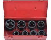 Набор головок ударн. 1" 22-46мм 6гр. 8 пр. (8083) FORCE