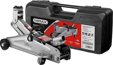 Домкрат гидравлический подкатной, 2т., 130-315 мм, в кейсе (43252-2-K) MIRAX