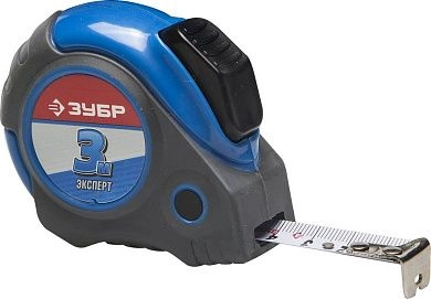 Рулетка 3м / 16мм ударостойкий обрез. корп. "МАСТЕР" АВТОСТОП (34057-03-16_z01) ЗУБР