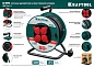 Удлинитель на катушке 50м (ПВС 3х1.5мм2, 3.5кВт, IP44, 4 р., 220В, пласт. кат.)(55084-50) KRAFTOOL фото9