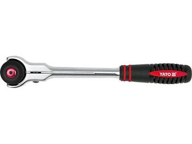 Трещотка 1/2", 72 зуб., 280мм CrV6140 (YT-0722) YATO