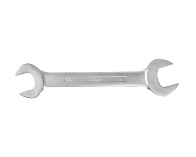 Ключ рожковый двусторонний 32х36мм, хром.покр. (102260) HORTZ