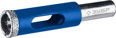 Сверло алмазное трубч. 6мм, зерно Р60, керам., кафель, стекло "ПРОФИ" (29850-06) ЗУБР