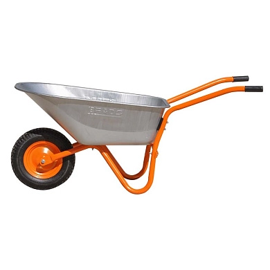 Тачка строительная BRADO 1x150 OPTIMA (до 150л, до 250 кг, 1х4.00-8, пневмо , ось  16*125), BRADO