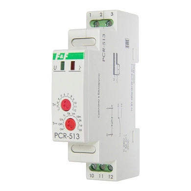 Реле времени PCR-513 (230В 8А 1NO/NC) EA02.001.003 Евроавтоматика ФиФ