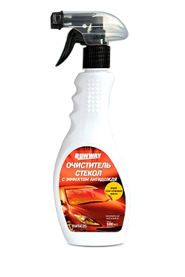Средство для очистки стекол с эффектом антидождя 500мл (RW6035) RUNWAY