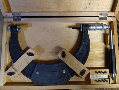 Микрометр резьбовой МВМ-175, 0.01мм, со вставками КРИН