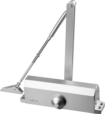 Доводчик дверной , для дверей массой до 100 кг, цвет серебро (37915-100) STAYER