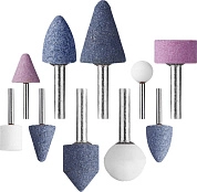 Набор шарошек абразивных, хвостовик 3.2/6.0мм, 10пр. "MASTER" (2989-H10) STAYER