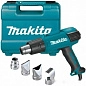 Фен технический HG 6030 K (1800Вт, 3 режима, 50-600С, 4 насадки, чем.) MAKITA фото2