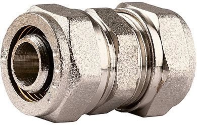 Муфта соединительная, цанга-цанга, 20х2,0, никель (51400-20) ЗУБР