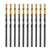 Сверло по металлу 2,5 мм, HSS-TiN, Golden Tip, 10 шт. (717204) DENZEL