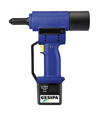 Заклепочник аккумуляторный, 4,8-6,4мм, 13000 Н (POWERBIRD) GESIPA