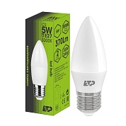 Лампа светодиодная C3 5Вт (230В 3000К E27) 33034 ETP