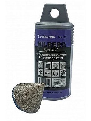 Фреза конусная по плитке 2-38 мм, M14, для УШМ Super Hard (HH338) HILBERG