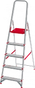 Лестница-стремянка алюм. профес. NV3110 (5 ступ. 103/172см, 5.7кг) Новая высота