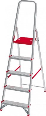 Лестница-стремянка алюм. профес. NV3110 (5 ступ. 103/172см, 5.7кг) Новая высота