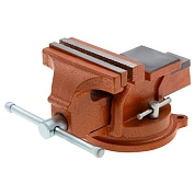 Тиски слесарные чугунные, поворотные 125мм, с наковальней (186255) SPARTA