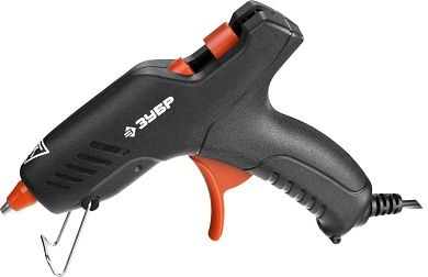 Пистолет клеевой, 20Вт/220В, стержни 8мм, эргономичная рукоятка "МАСТЕР" (06850-20-08_z02) ЗУБР