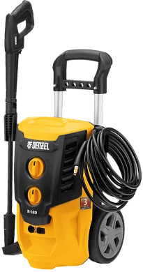 Мойка высокого давления R-180D, 2200 Вт, 180 бар, 380 л/ч, с барабаном Denzel