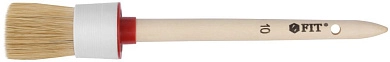 Кисть круглая 40мм, натур. светлая щетина (F_01306) FIT