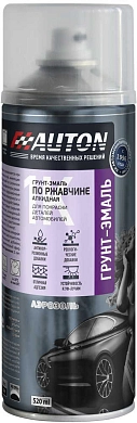 Грунт-эмаль по ржавчине - Черная (гладкая) - аэр. 520мл (ATN-A46213) AUTON