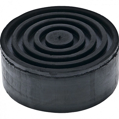 Опора резиновая для подкатного домкрата универсальная D 105мм, h 45мм (50902) MATRIX