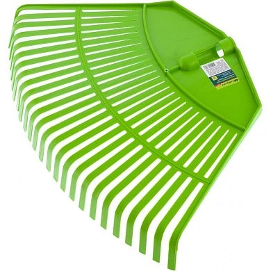 Грабли веерные пластиковые, 580 мм, 26 плоских зубьев, без черенка (61711) СИБРТЕХ