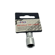 Головка торцевая 1/4" 6гр. 10мм L25мм CrV на держателе (HD-1409P) H-D
