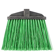 Метла полипропиленовая, 345х200мм, веерная распушенная, б/черенка (63229) СИБРТЕХ