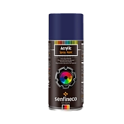 Краска аэрозольная акриловая синий 400 мл. (4382) SENFINECO